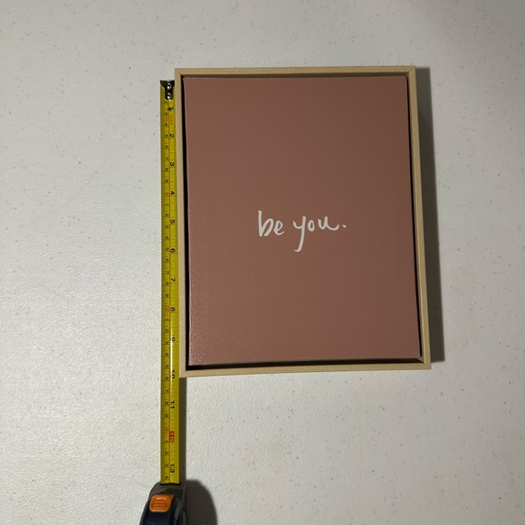 Project 62 Other - “Be You” framed canvas print